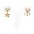 Pendientes Tribales con Logo CD de Christian Dior Dorado