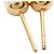Pendientes Tribales con Logo CD de Christian Dior Dorado - vista 5