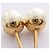 Pendientes Tribales con Logo CD de Christian Dior Dorado - vista 6