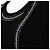 Top de punto 2 en 1 en mezcla de algodón Salvatore Ferragamo Negro - vista 11