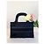 Borsa Dior "Mini Book Tote" in tela camouflage blu navy - vista 18