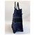 Borsa Dior "Mini Book Tote" in tela camouflage blu navy - vista 9