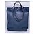Borsa Tote Verticale Moynat Blu in Tela - vista 3