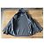 Giacca con cappuccio zip Helmut Lang in pile grigio scuro Vintage Taglia 54 - vista 2