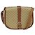 Céline Celine Vintage Macadam Canvas and Leather Beige