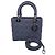 Borsa Dior in pelle di agnello grigia a cinque tasche Grigio