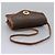Céline Celine Vintage Macadam Circle Logo Canvas and Leather Brown - view 7