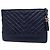 Clutch Chanel in pelle nera Nero