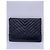 Clutch Chanel in pelle nera Nero - vista 2