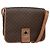 Céline Celine Vintage Macadam Canvas and Leather Braun