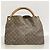 Borsa a Spalla Louis Vuitton Monogram Artsy MM Marrone - vista 11