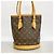 Borsa Tote Bucket PM Monogram Louis Vuitton Marrone - vista 10