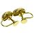 Tiffany & Co Orecchini Tiffany Bean in oro giallo 18K - vista 2