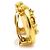 Vintage Gold Clip Ohrringe von Chanel Golden - Ansicht 2