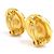 Vintage Gold Clip Ohrringe von Chanel Golden - Ansicht 3