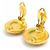 Vintage Gold Clip Ohrringe von Chanel Golden - Ansicht 5