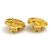 Vintage Gold Clip Ohrringe von Chanel Golden - Ansicht 7