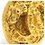 Vintage Gold Clip Ohrringe von Chanel Golden - Ansicht 8