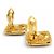 Vintage Gold Clip Ohrringe von Chanel Golden - Ansicht 5