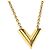 Louis Vuitton Essential V Metallkette Golden