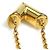 Louis Vuitton Essential V Metallkette Golden - Ansicht 5