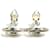 Orecchini a clip in argento Chanel - vista 5