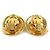 Vintage Gold Clip Ohrringe von Chanel Golden - Ansicht 5