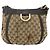 Borsa a Spalla GG Canvas Gucci Beige Oro 203257 Auth mr2384 D'oro - vista 13
