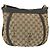 Borsa a Spalla GG Canvas Gucci Beige Oro 203257 Auth mr2384 D'oro - vista 2