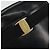 Borsa a Spalla Vala in Pelle Nera e Oro Salvatore Ferragamo Auth ka4046 Nero D'oro - vista 17