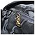 Borsa a Spalla Vala in Pelle Nera e Oro Salvatore Ferragamo Auth ka4046 Nero D'oro - vista 20