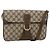 Gucci Borsa a Spalla GG Supreme PVC Beige Oro 904 02 025 Auth 175264 D'oro