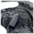Borsa a Spalla PRADA Nylon Nero Argento Auth BA12104 - vista 21