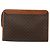 Céline CELINE Macadam Canvas Tasche aus PVC-Leder 2er Set Braun Auth ti3852 - Ansicht 3