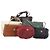 Borsa a Mano GIVENCHY in Pelle Scamosciata 6 Set Nero Verde Rosso Auth 174943