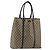 Gucci Borsa Tote GG Supreme in PVC beige e oro 223668 Auth BA12128 D'oro