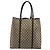 Gucci Borsa Tote GG Supreme in PVC beige e oro 223668 Auth BA12128 D'oro - vista 2