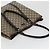 Gucci Borsa Tote GG Supreme in PVC beige e oro 223668 Auth BA12128 D'oro - vista 6