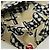 CHANEL Pochette a Catena Matelassé Bandiera a Scacchi Cotone Beige CC Auth YKZ1020SAM D'oro - vista 14