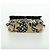 CHANEL Pochette a Catena Matelassé Bandiera a Scacchi Cotone Beige CC Auth YKZ1020SAM D'oro - vista 5
