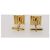 Fermaglio per cravatta Christian Dior Cuff in metallo 4 pezzi Tonalità oro Auth BA11846 - vista 5