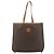 Céline Borsa Tote in Tela Macadam CELINE in Pelle PVC Marrone Oro Auth ti3853 D'oro - vista 13