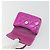 CHANEL Pochette Matelassé con Moschettone Pelle Verniciata Rosa Argento CC Auth YKZ1380A - vista 19