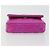 CHANEL Pochette Matelassé con Moschettone Pelle Verniciata Rosa Argento CC Auth YKZ1380A - vista 5