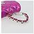 CHANEL Pochette Matelassé con Moschettone Pelle Verniciata Rosa Argento CC Auth YKZ1380A - vista 7