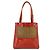 PRADA Tote Bag aus rotem lackiertem Leder mit Silber Auth ti3877 - Ansicht 13