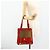 PRADA Tote Bag aus rotem lackiertem Leder mit Silber Auth ti3877 - Ansicht 26