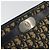 Borsa a Spalla in Tela Trotter Christian Dior Blu Navy Oro Auth 175155 D'oro - vista 17
