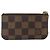 LOUIS VUITTON Pochette Cles Damier Ebene Münzgeldbörse N62658 LV Auth 176507 - Ansicht 2