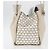 Bulgari BVLGARI Handtasche aus beigem Canvas mit Silber authentisch ka4005 - Ansicht 4